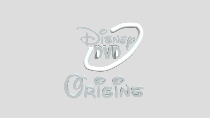 Disney Dvd Origins 3D Model
