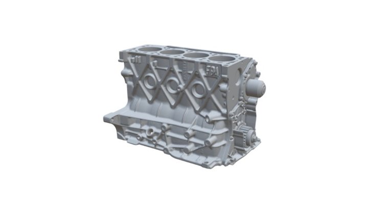Engine Block 3D Model