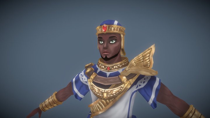 [Student Work] Egyptian Character 3D Model