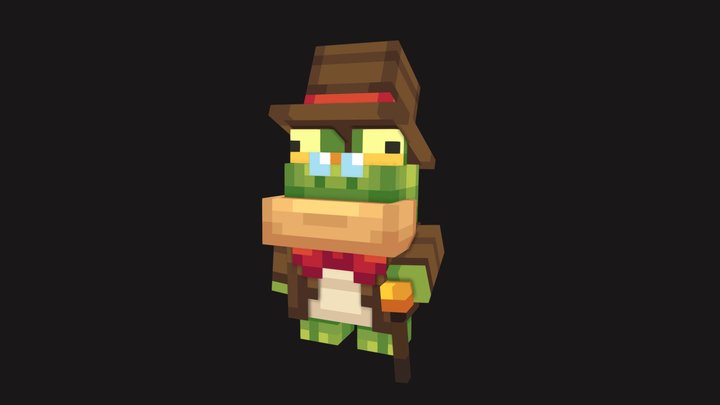 Mr. Bogart 3D Model