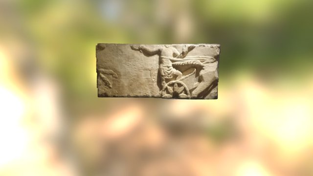 Altorrelieve de un Auriga, Museo de Aquitania 3D Model