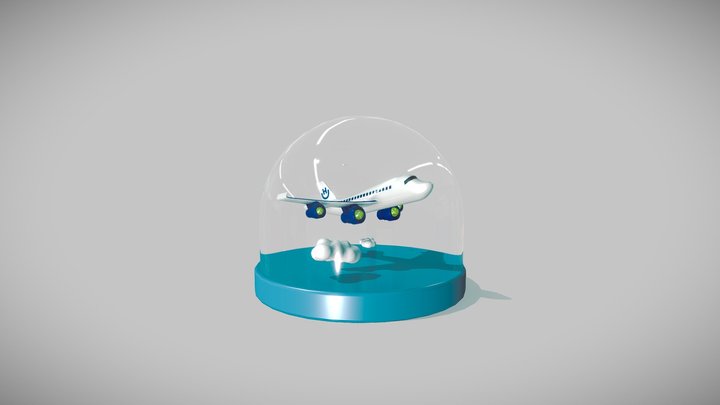 Hurb - Avião 3D Model