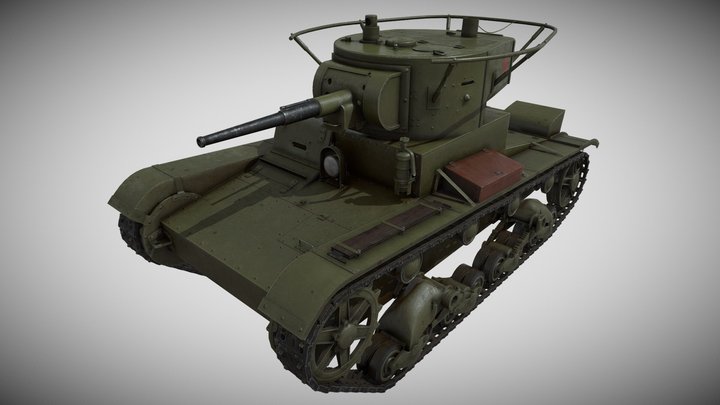 T-26_UE 3D Model