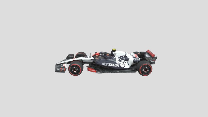 AlphaTauri Formula One Car 3D Model
