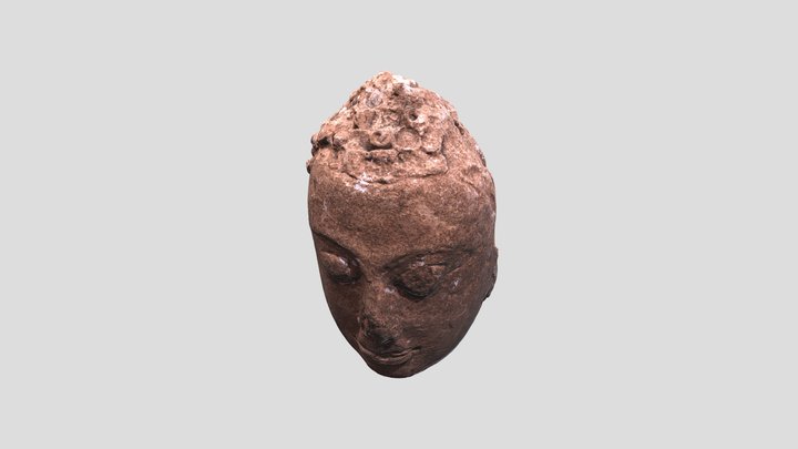 Head of the Buddha 3D Model