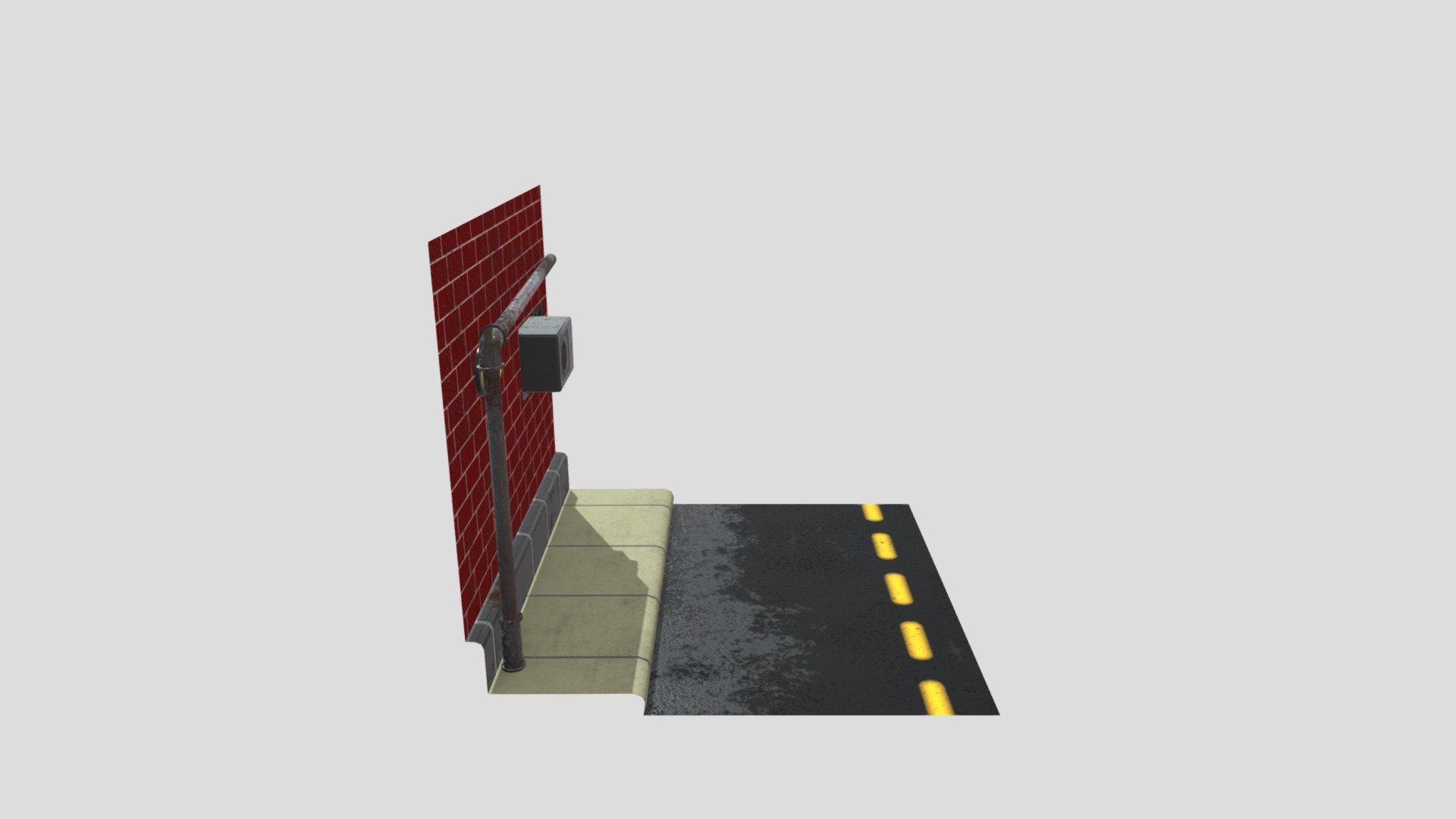 Alley - 3D model by weaverkadin1 [23436d3] - Sketchfab