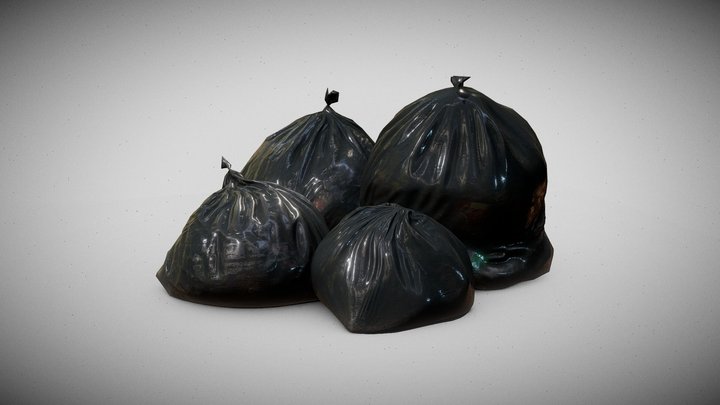 Trash bags 3D Model