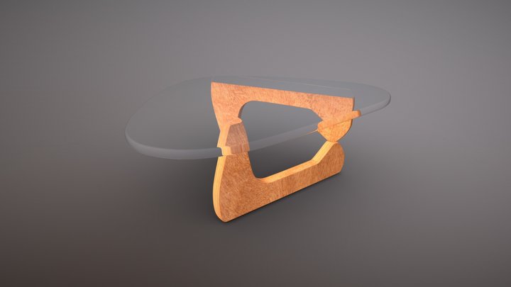 Noguchi Table, Model by Brian James 3D Model