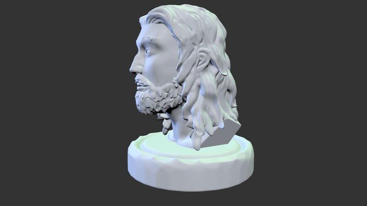 Jesus Bust - Sculpt [3D printable] 3D Model
