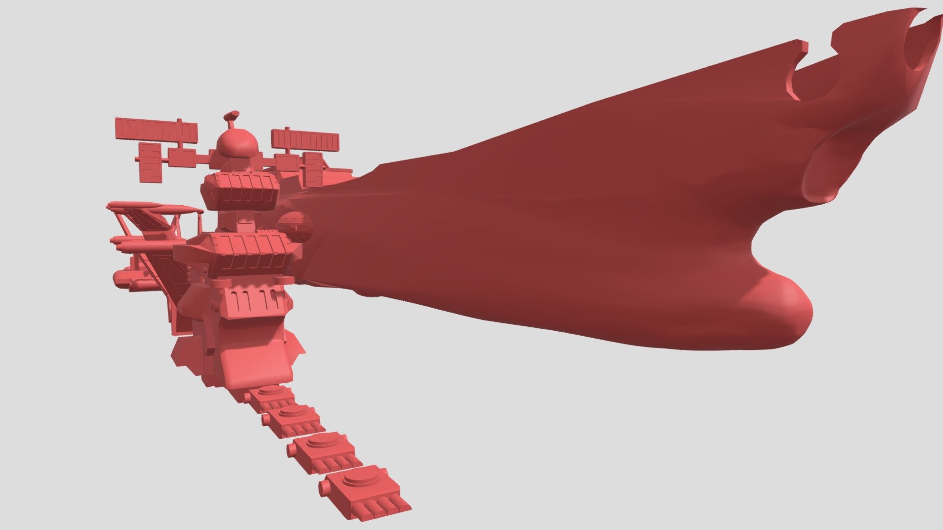 Space Battleship Yamato Download Free 3D model by WesternCossack