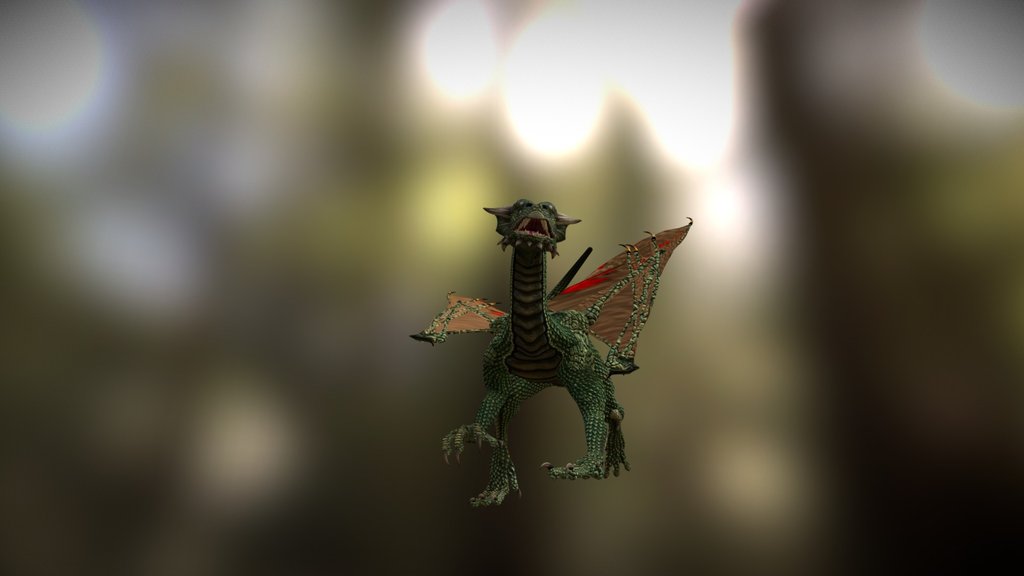 Animated Dragon Three Motion Loops - Download Free 3D model by  LasquetiSpice (@LasquetiSpice) [eca98cf]