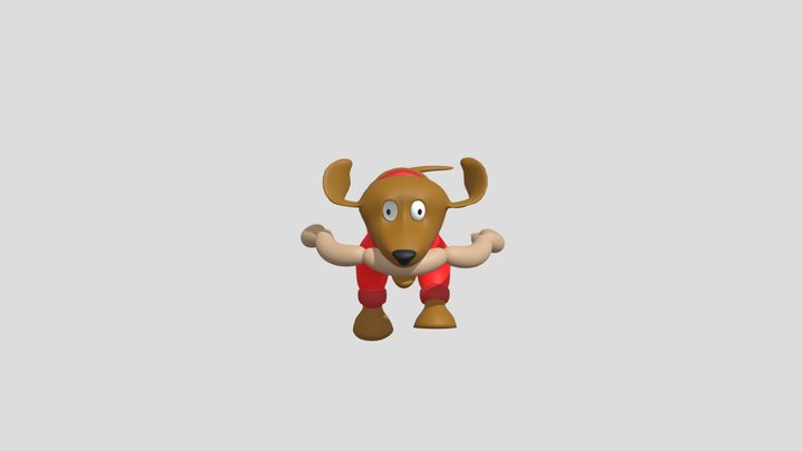 Dachshund: After J.R. Bray 3D Model