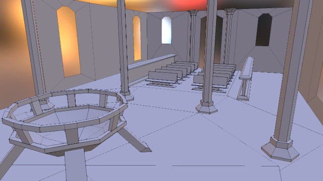 Temple WIP1 3D Model