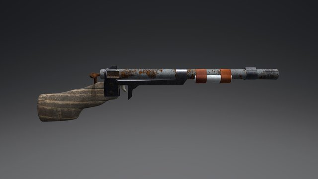 Pipe Shotgun 3D Model