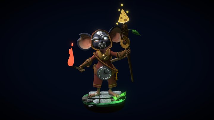 Wizard mouse 3D Model