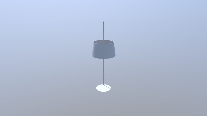 Crane Floor Lamp 3D Model