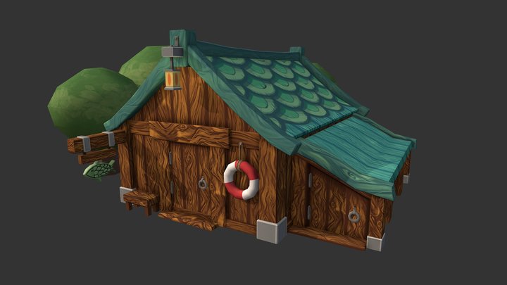 Environment Assessment (Beach Hut) 3D Model