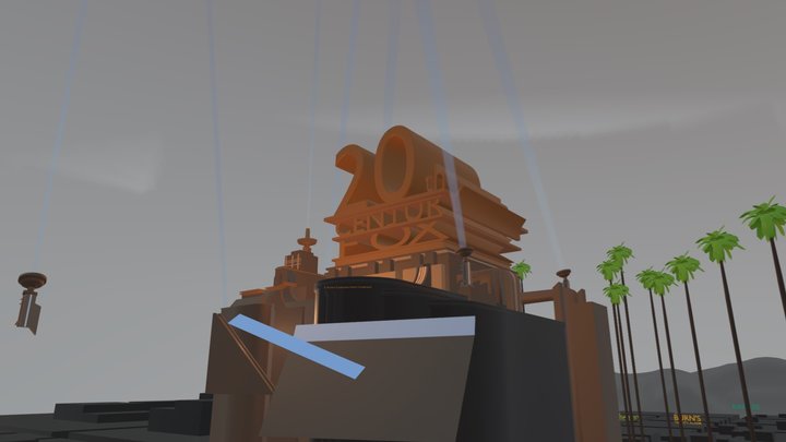 20th Century Fox 2009 Remake Rebuild 3D Model