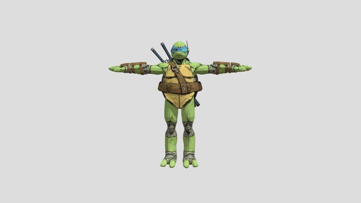 Leonardo (TMNT Mutants In Manhattan) 3D Model