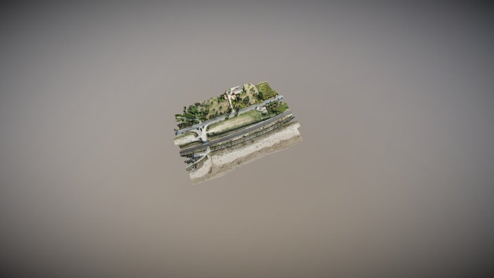 Seaside terrain mapping 3D Model