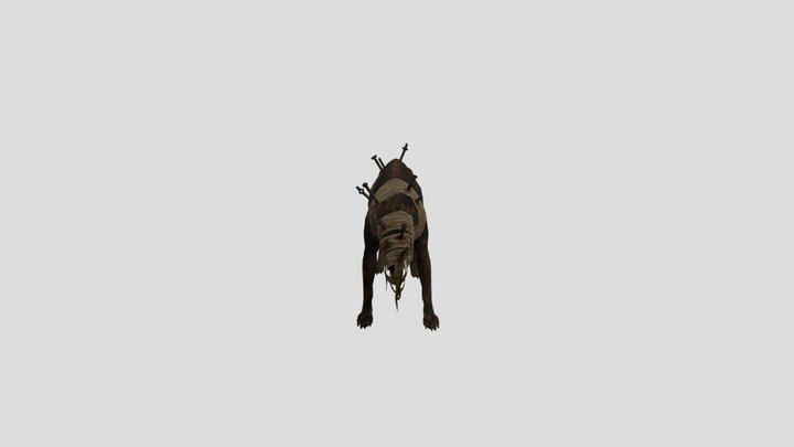 Zombie dog – Modello 3D gratuito STL