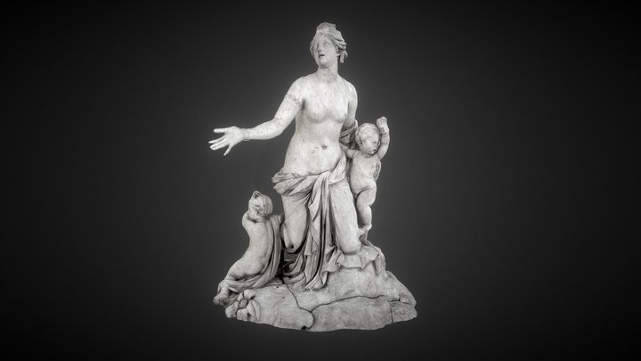 Latona and her children - France 3D Model