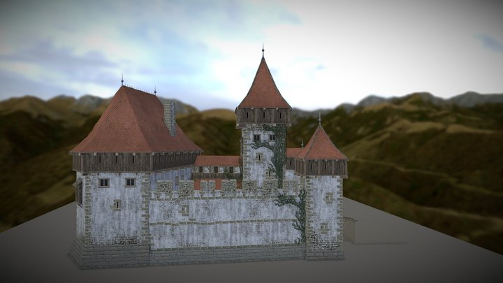 Buckstone Castle 3D Model