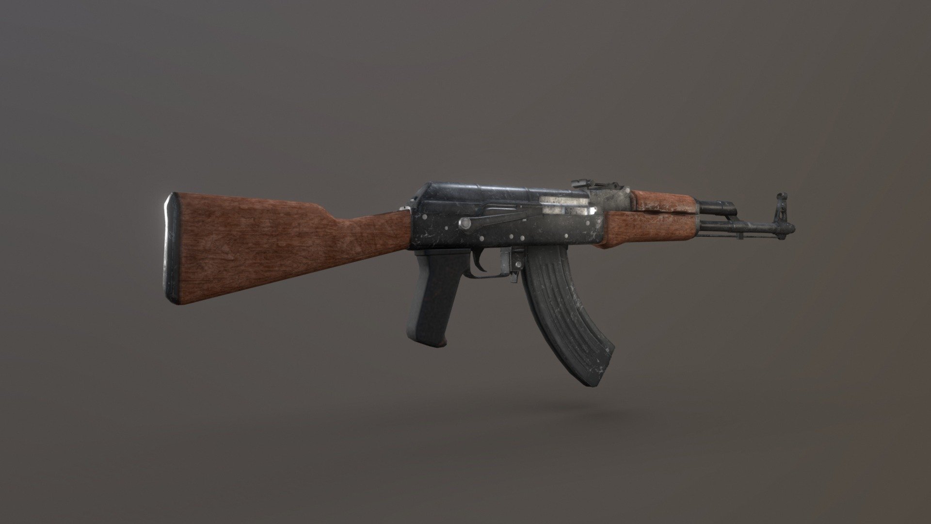 AKM Rifle - 3D model by Rookstun [234ba10] - Sketchfab