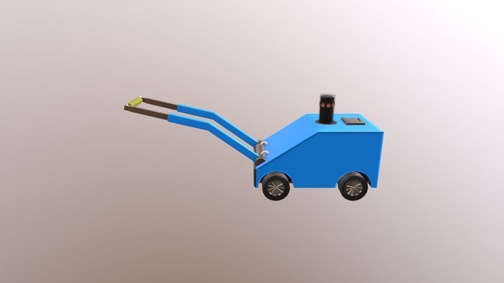 Base Painter Robot 3D Model