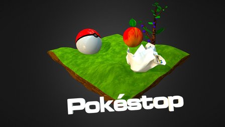 Pokéstop 3D Model