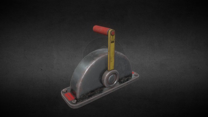 Mechanical Lever 3D Model