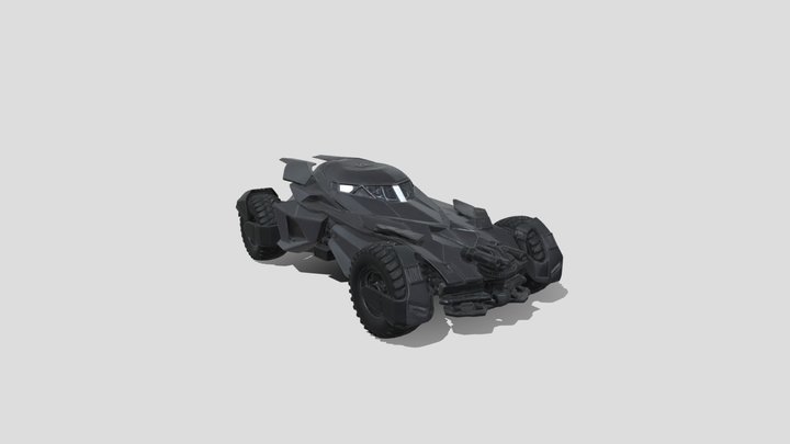 High poly Dark_ Knight car 3d model free – Kostenloses 3D-Modell STL