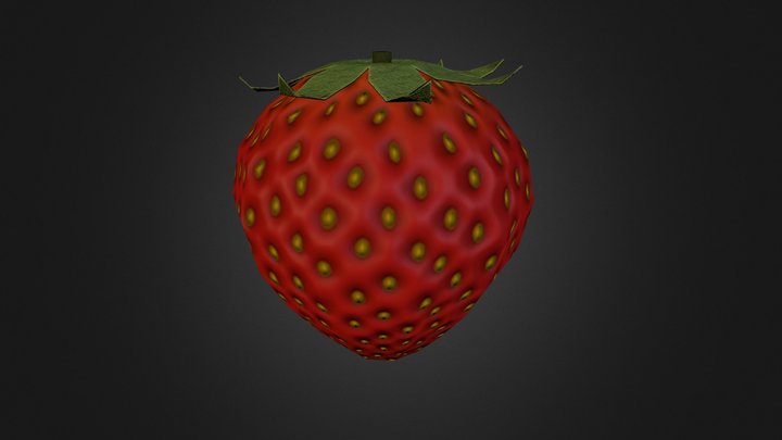 Strawberry Sample 02 3D Model