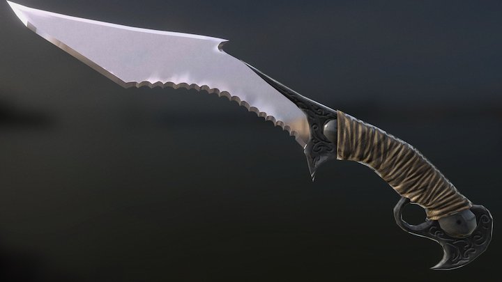 Assassin Dagger 3D Model