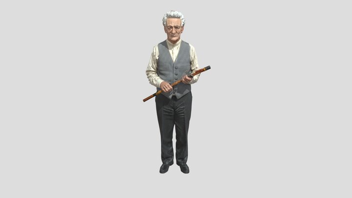 Neyzen Tevfik 3D Model