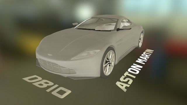 Aston Martin DB10 – Gratis 3D-model STL