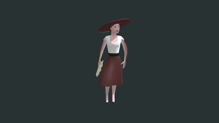 lady2 3D Model