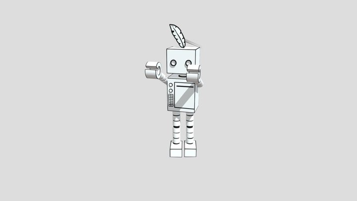 Quillbot Hotdog Dance 3D Model