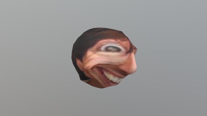 flamingo sus face for ugc roblox hat. 3D Model