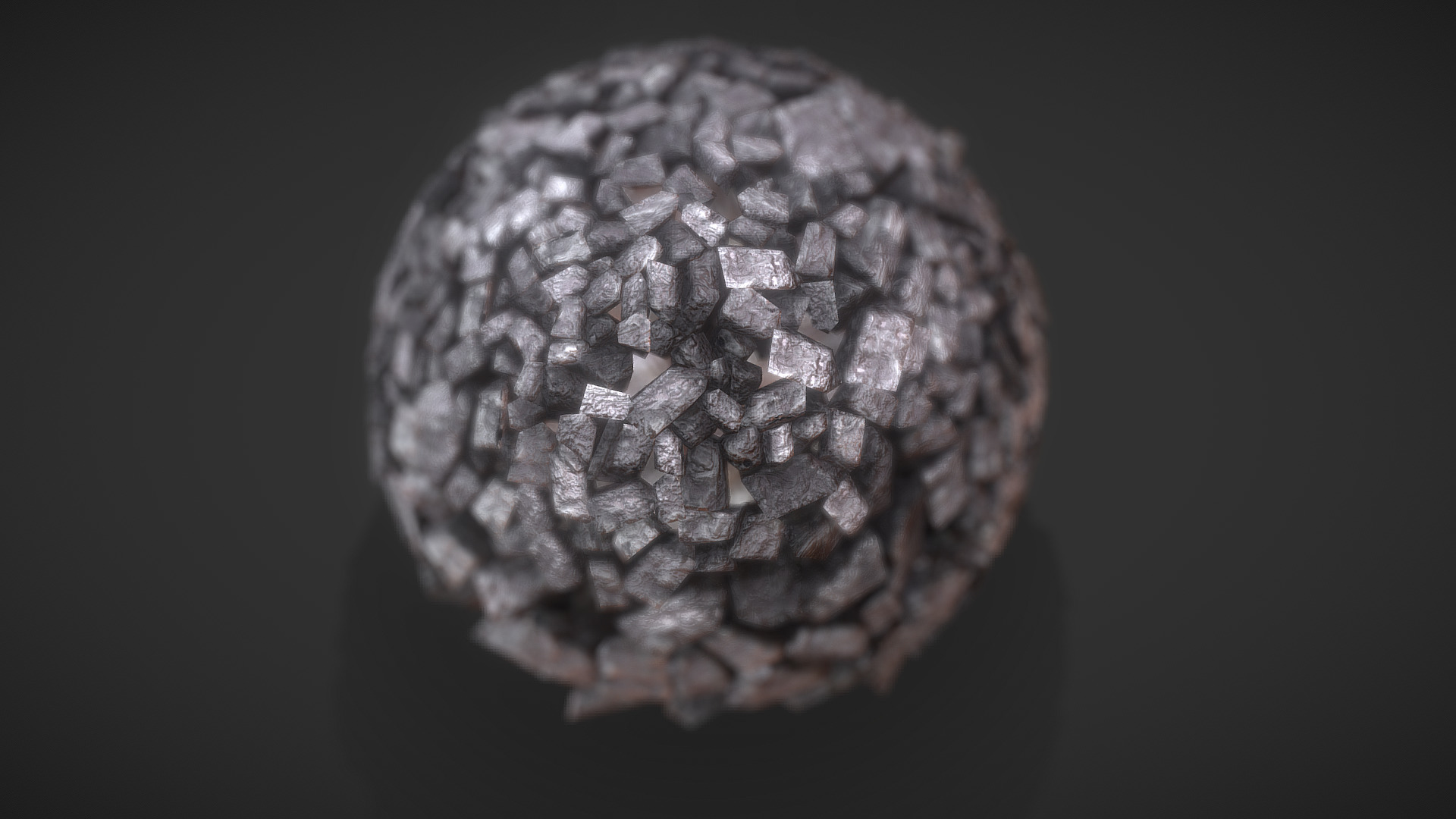 3D model Low-Poly Stones [Package] - This is a 3D model of the Low-Poly Stones [Package]. The 3D model is about a close-up of a crystal.