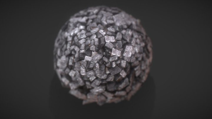 Low-Poly Stones [Package] 3D Model