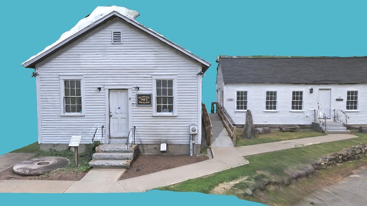 School House 7, Bedford, NH & Kendall Shoe 1847 3D Model