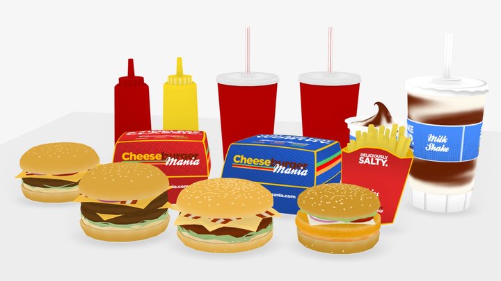 Burgermania 3D Model