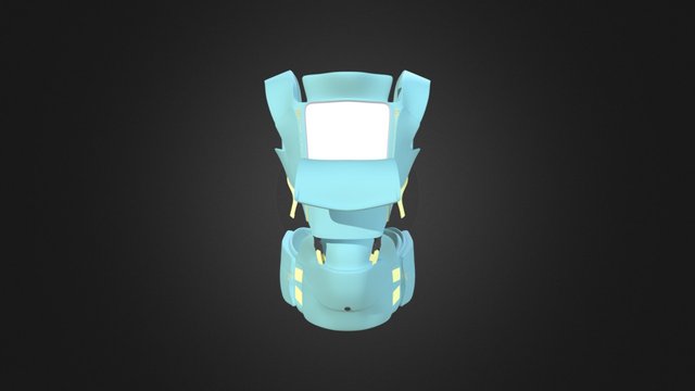 Baby Hip Seat_Classic Model 3D Model