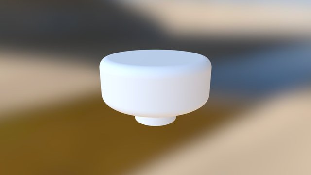 Reading Light - Knob 3D Model