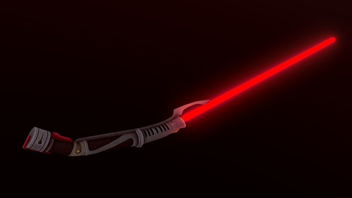 Lightsaber Count Dooku's 3D Model