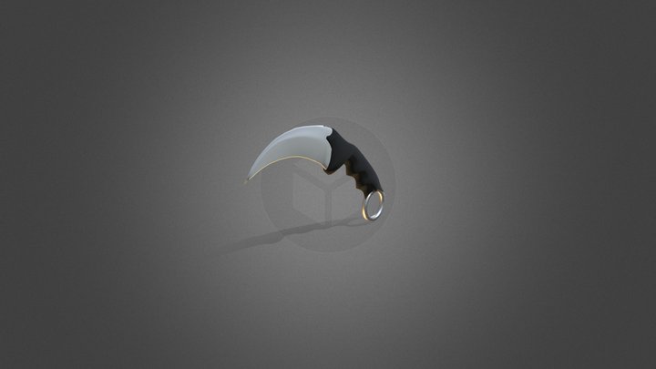 Karambit Knife 3D 3D Model
