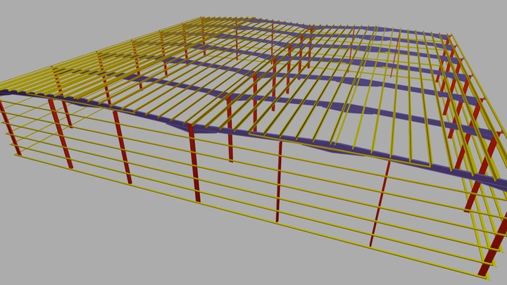 Galpões Estocagem 3D Model