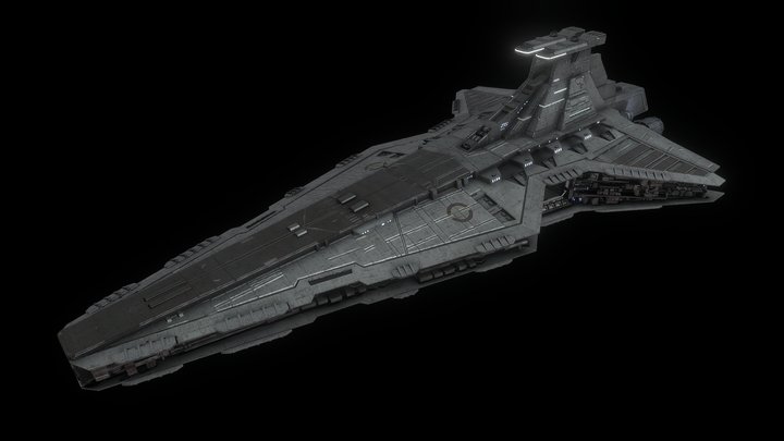 Venator-Class Star Destroyer 3D Model