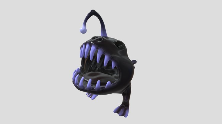 Mini Gyosan (Anglerfish monster) 3D Model
